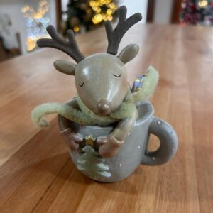 Resina Rena na caneca em resina 14cm