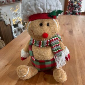 Ginger sentado verde verm 35cm