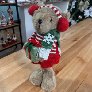 Ursa em pé com presente 39cm