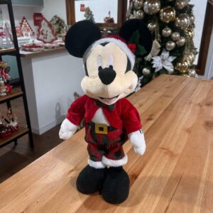 Mickey em pé calça xadrez 45cm