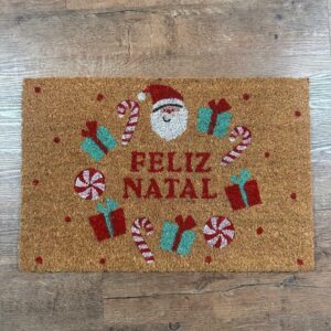 Capacho Noel presentes 60x40cm