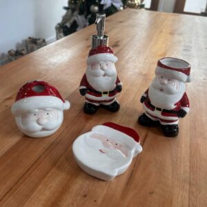 Kit lavabo Noel 4 pçs