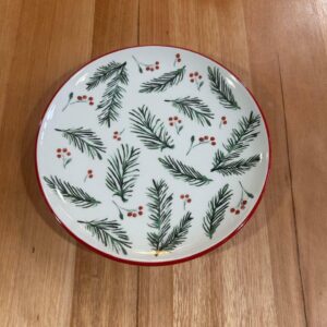 Kit Prato sobremesa Berries 21cm com 6 pçs.