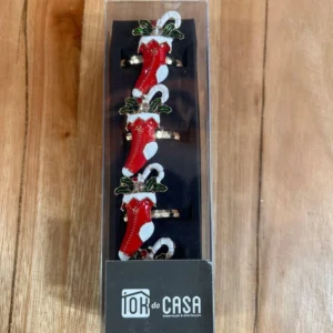 Porta guardanapo Meia de Natal 5cm
