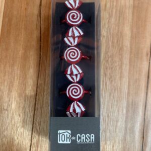 Porta guardanapo candy 5cm com 4 unid.