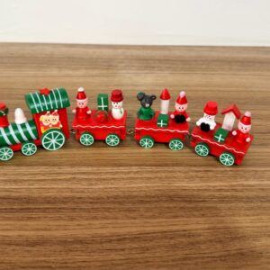 Trenzinho vermelho natalino 24cm
