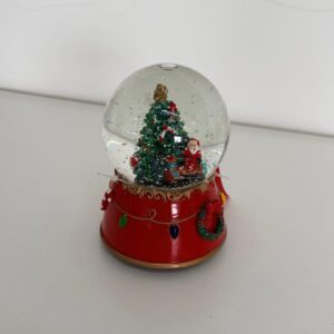 Globo de água árvore Natal de corda 12cm