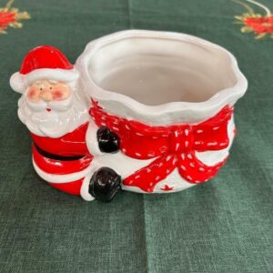 Cachepô natalino Noel 19,2x15,3x11,2cm