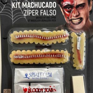 Kit machucado zíper falso