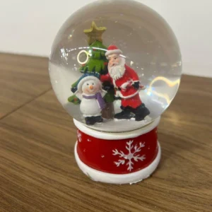 Globo Noel Boneco Neve com led 10cm
