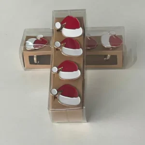 Porta guardanapo Gorro Noel com 4 unid.