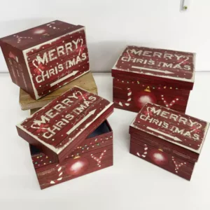 Kit de caixas de presente com 4 pçs