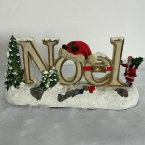 Letreiro Noel com leds 20x10cm