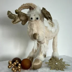 Rena bege e dourada 26cm