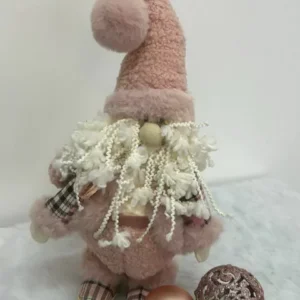Papai Noel em pé rosa 30cm