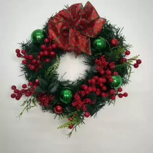 Guirlanda verde e vermelha 35cm