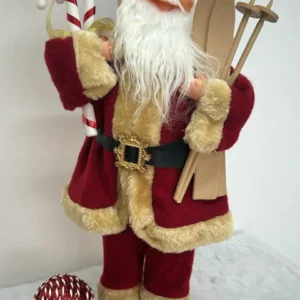 Papai Noel musical a corda 50cm