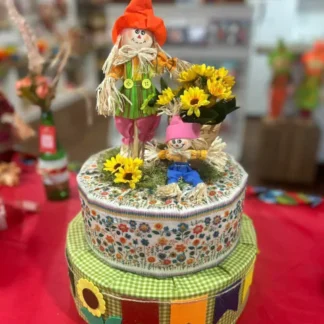 Bolo fake junino grande