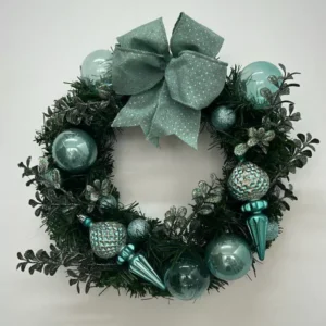 Guirlanda de Natal azul 35cm