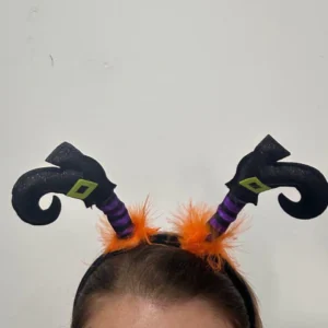 Tiara sapatinho de bruxa