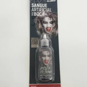 Sangue artificial para boca Halloween