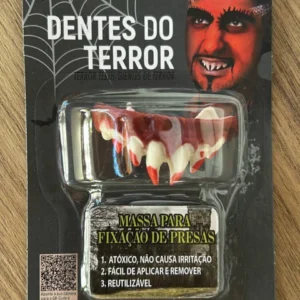 Maquiagem Dentes do terror