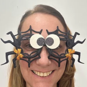 Óculos aranha e teia