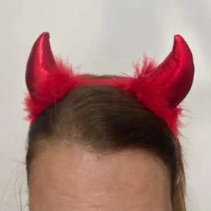 Tiara chifrinho vermelho