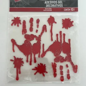 Adesivos gel decorativos Mãos com Sangue