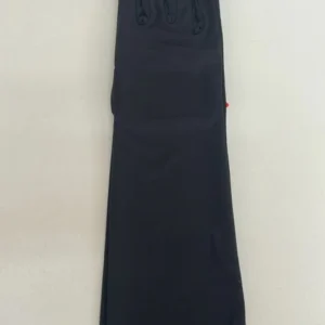 Par de luvas com unhas vermelhas tam U