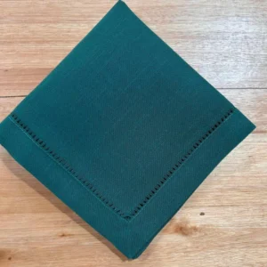 Kit guardanapos de tecido verde 6 pçs 43x43cm