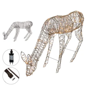 Rena decorativa metal 320 led bivolt 1m