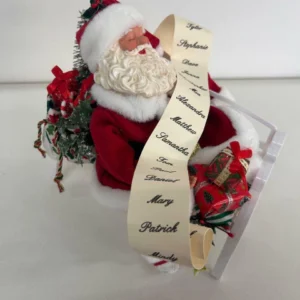 Papai Noel no banco 23x20cm