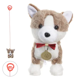 Cachorro com movimento e som 23x25,5cm