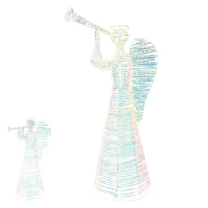 Anjo iridescente decorativo 860 leds 1,5m