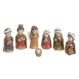 Presépio em resina 7 pçs 7cm