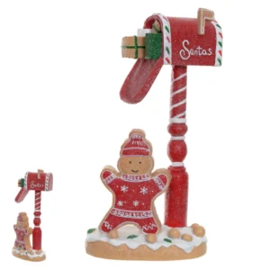 Ginger com caixa de correio em resina 26x13,5cm