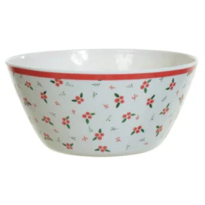 Bowl melamina berry verde e vermelho 7x15cm