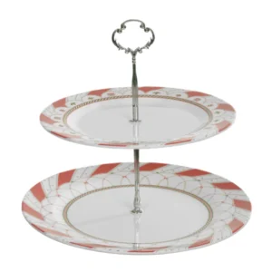 Suporte duplo para doces brinquedos melamina 27,5cm