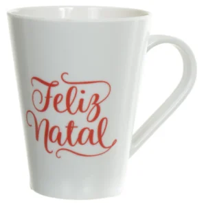 Caneca melamina Feliz Natal 330ml