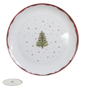 Travessa redonda melamina pinheirinho 35cm