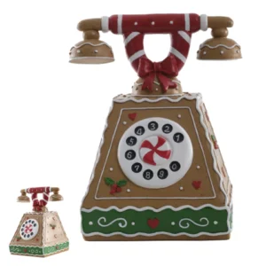 Resina telefone ginger 20,5x17cm