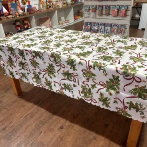 Toalha quadrada bege florida 1,80x1,80m