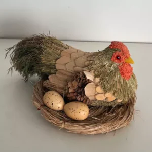 Galinha decorativa 13x16cm