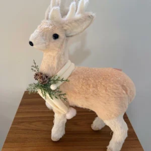 Rena creme em pé 40cm