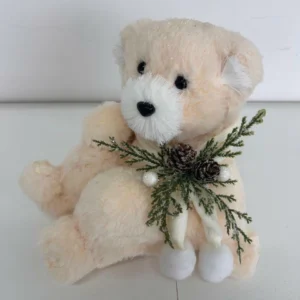 Urso creme sentado 20cm