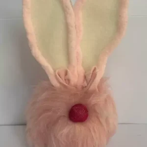 Coelho bolinha rosa pelúcia 20cm