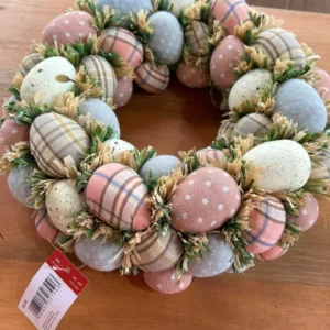 Guirlanda com ovos 30cm