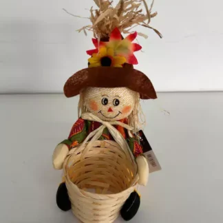 Espantalho com cestinha 20cm
