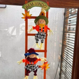 Espantalhos na escada 65cm